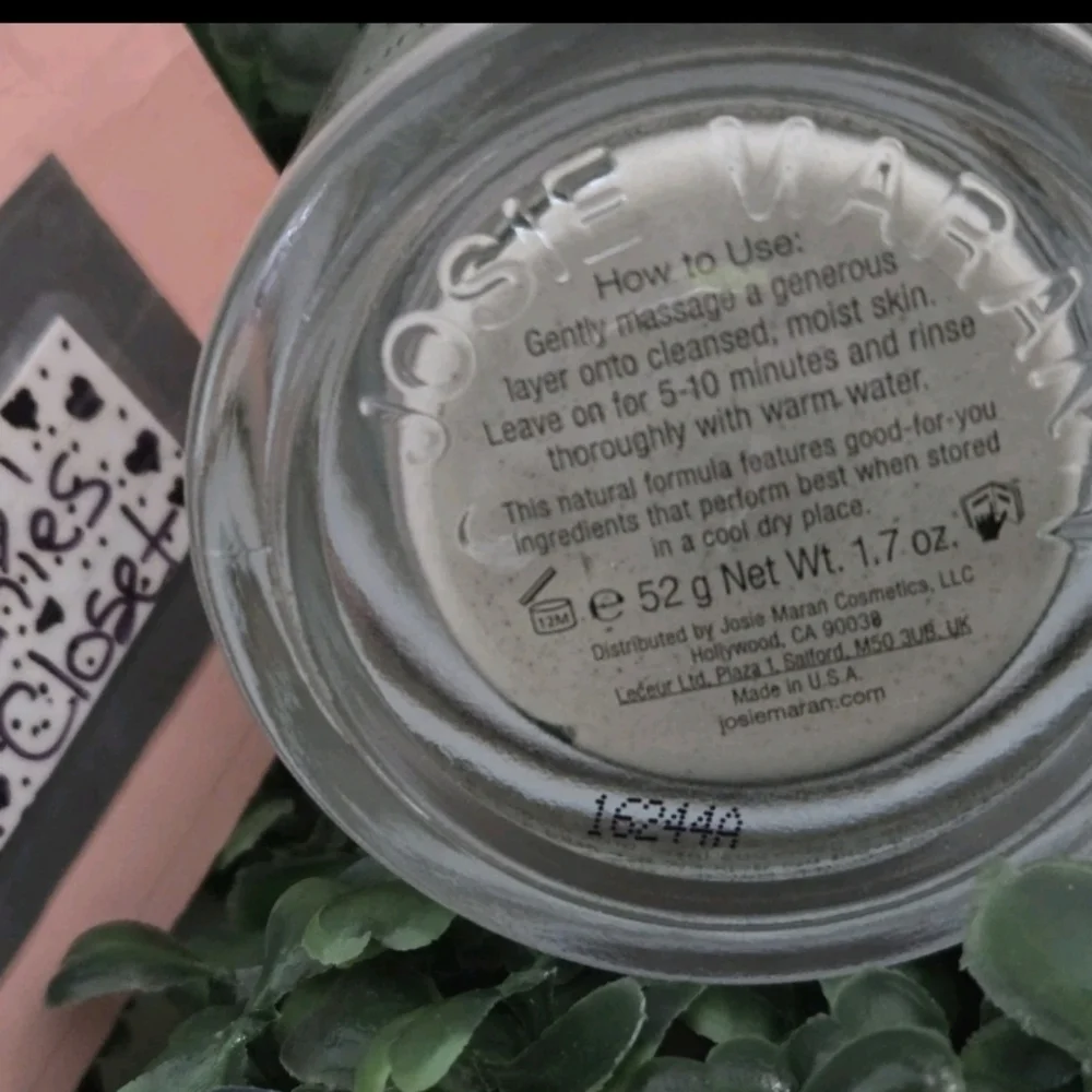 NEW SEALED Josie Maran Whipped Argan Mud Mask Unscented 1.7oz